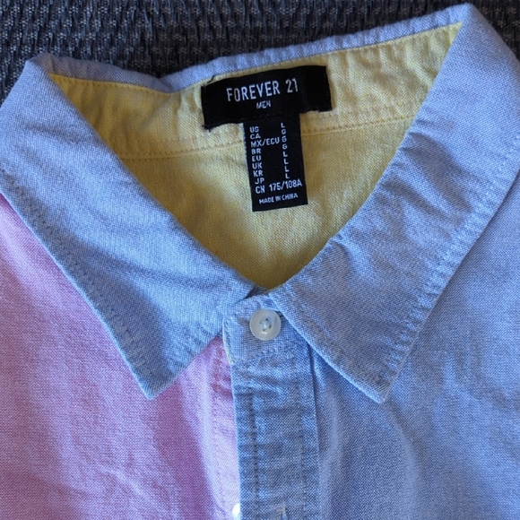 Forever 21 Men's Multicolor Casual Shirt - Picture 3 of 5